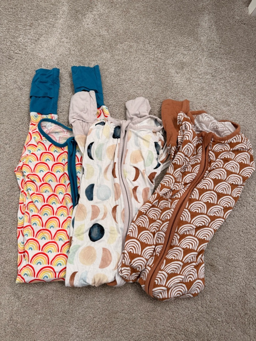 Bundle of 3 Little Sleepies sleepers 18-24 months